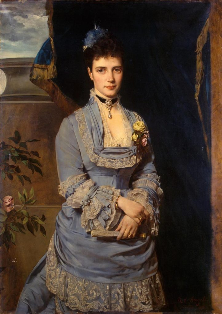 4 Мария Фёдоровна, Портрет кисти Генриха фон Ангели, 1874