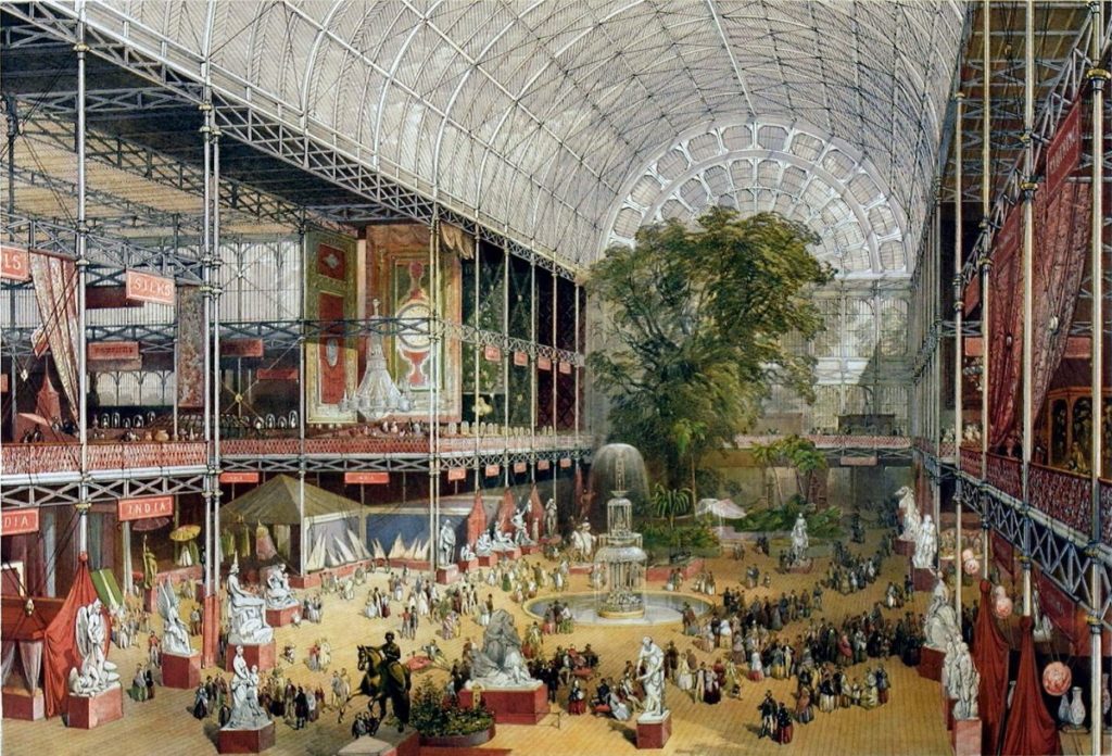 2 В 1851 году в Хрустальном дворце проходила Великая выставка.
